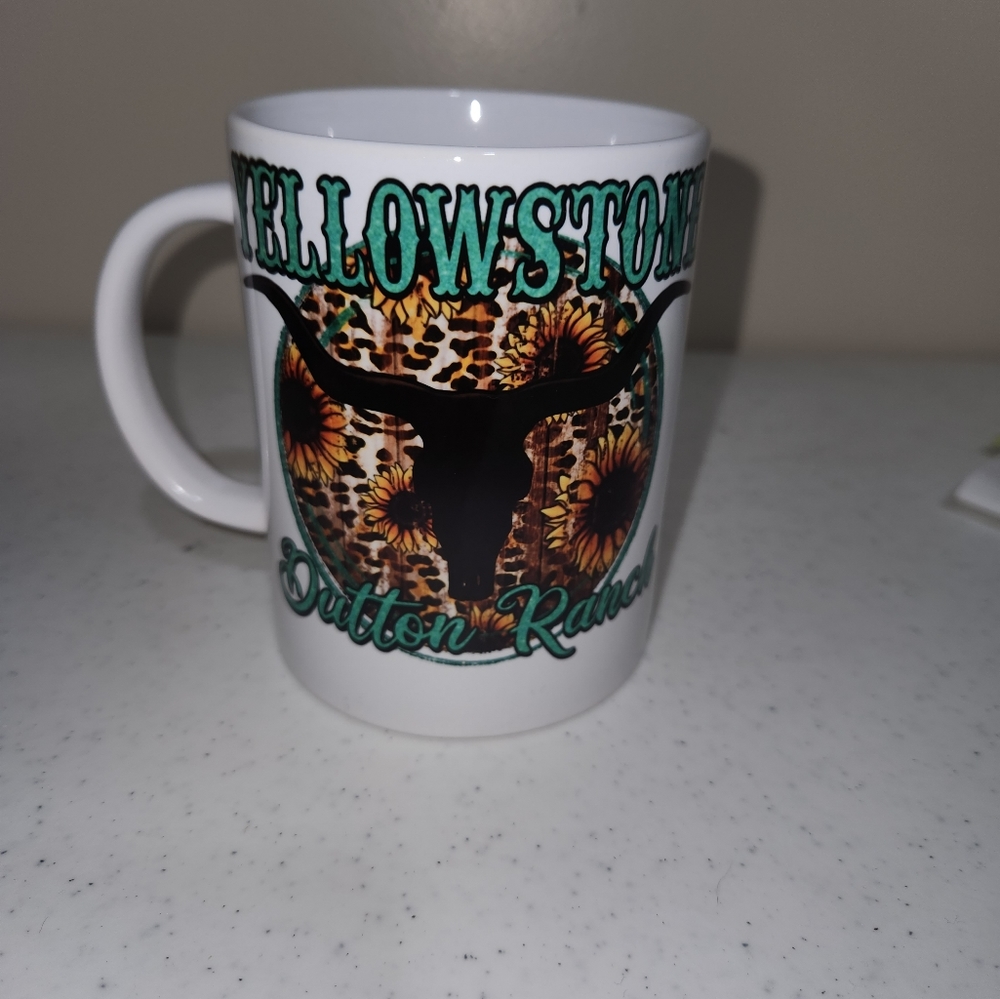 Handmade yellowstone 15 oz mug new